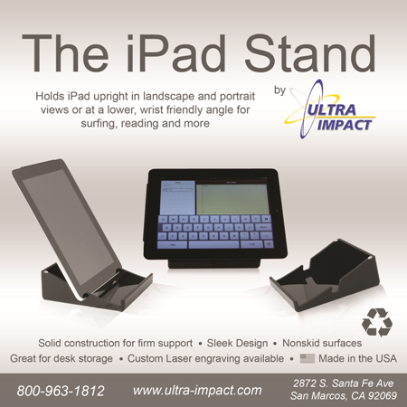 Black iPad Stand